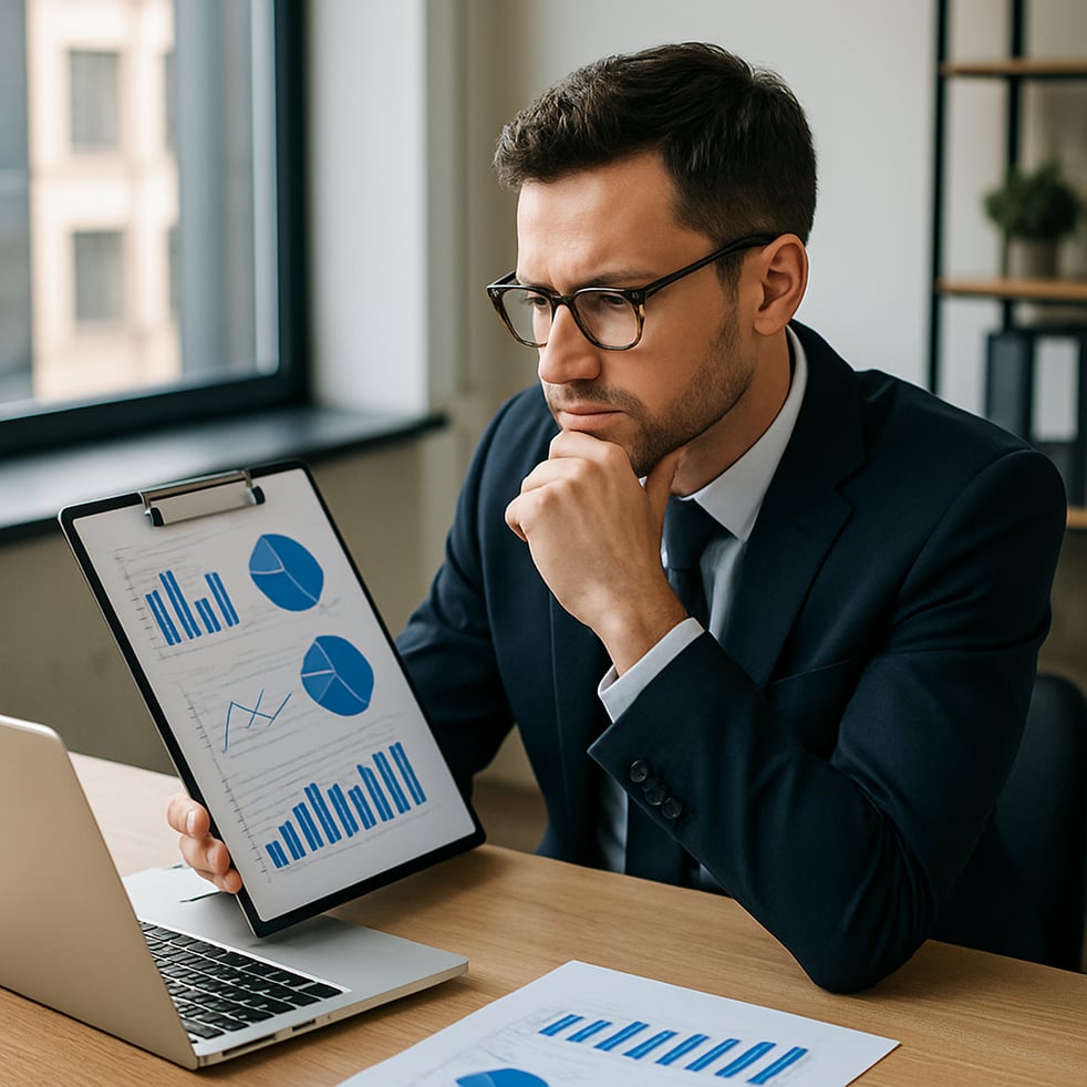persona analizando metricas en la oficina-1